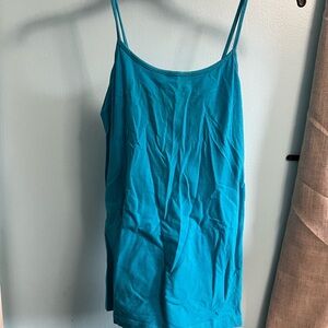 Women's Teal Spaghetti Strap Top